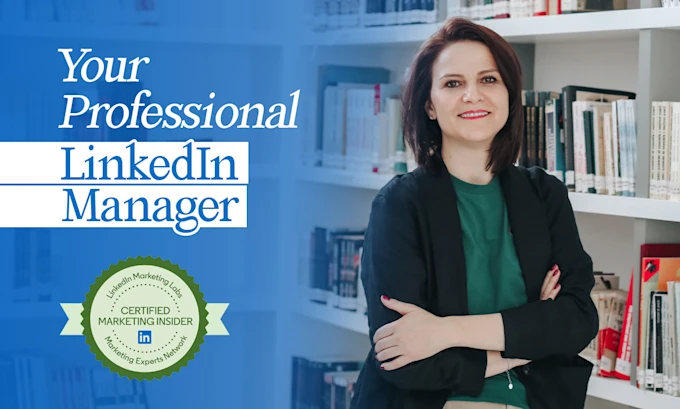 I will be your linkedin social media manager and content creator