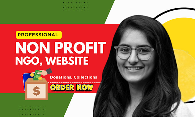 I will create professional non profit website for nonprofit charity ngo