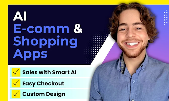 Our agency will build your ecomm or shopping mobile app with ai integration