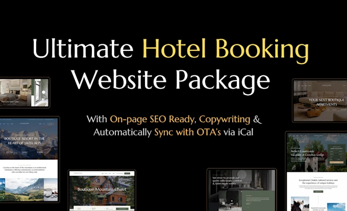 I will create a website for your short term rental on airbnb