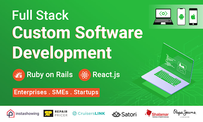 Our agency will develop full stack ruby on rails application