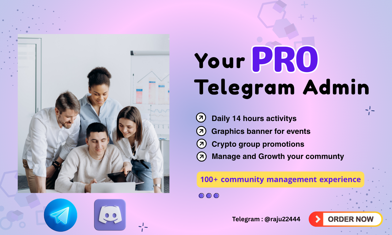 be your PRO telegram admin