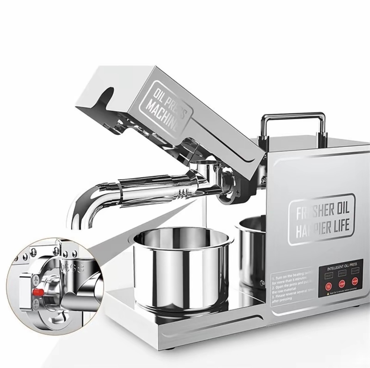 Automatic small cooking oil processing 