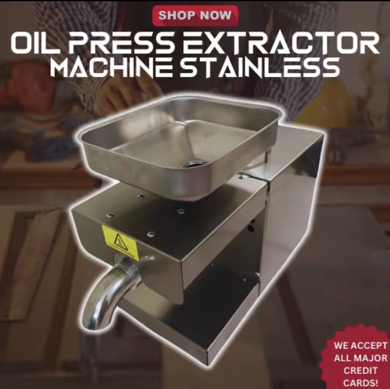 Oil Press Extractor Machine Stainless